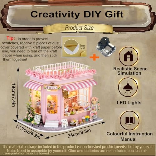 Miniature Landscapes Dollhouse Kit - 1:36