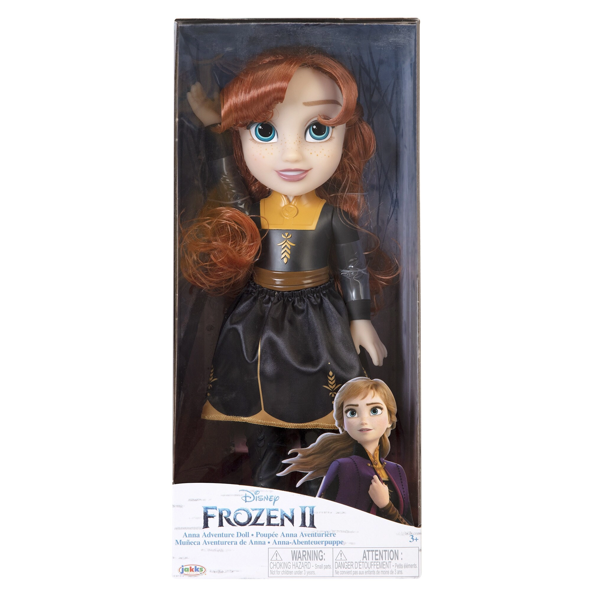 Anna Fashion Doll - Long Red Hair Outfit Inspired by Frozen 2 Ages 3+