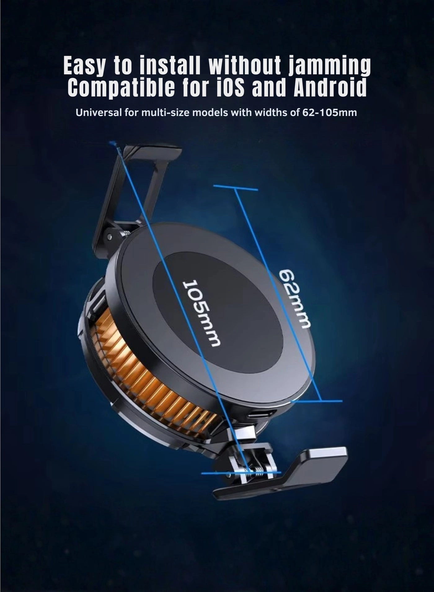 CX07 - Magnetic Cooler Fan Portable