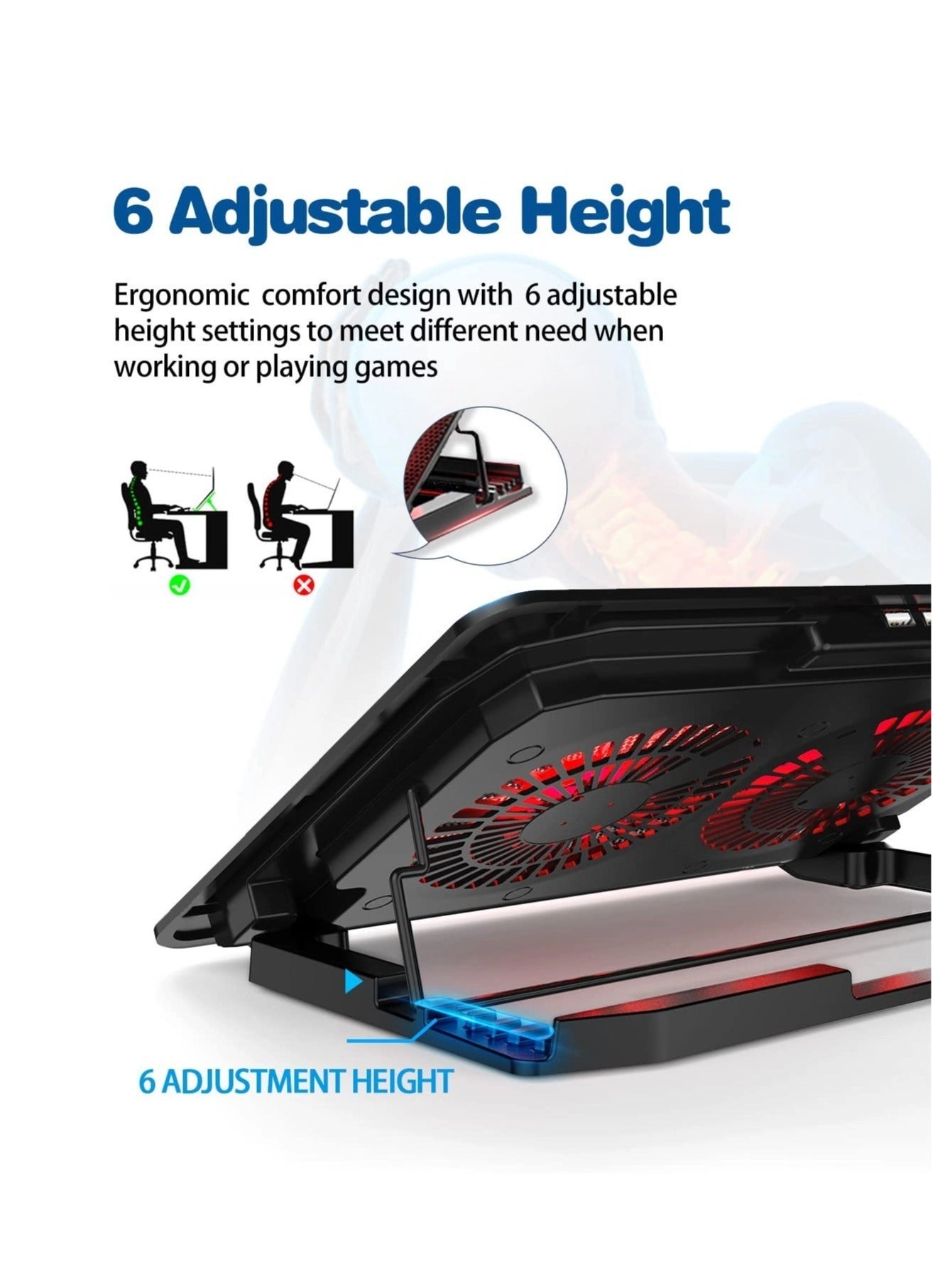 Laptop Cooling Pad - 2 7-16 Inch