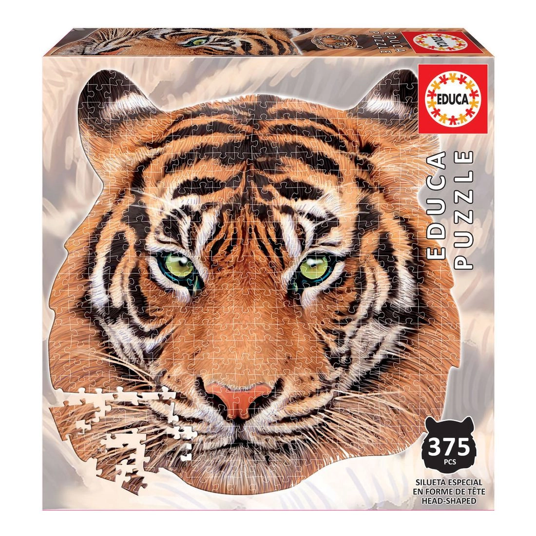 Educa Tiger Face Puzzle (FG18475) - 400 pcs