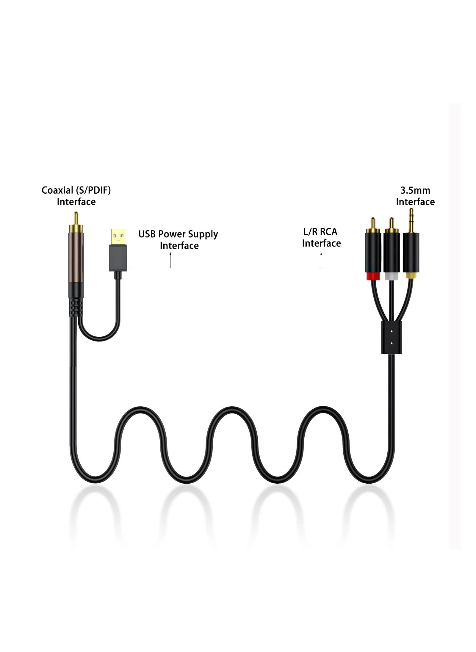 RCA to 3.5mm Audio Cable - 9.8 meter