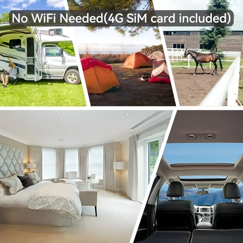 4G LTE Cellular Security Camera 1080p