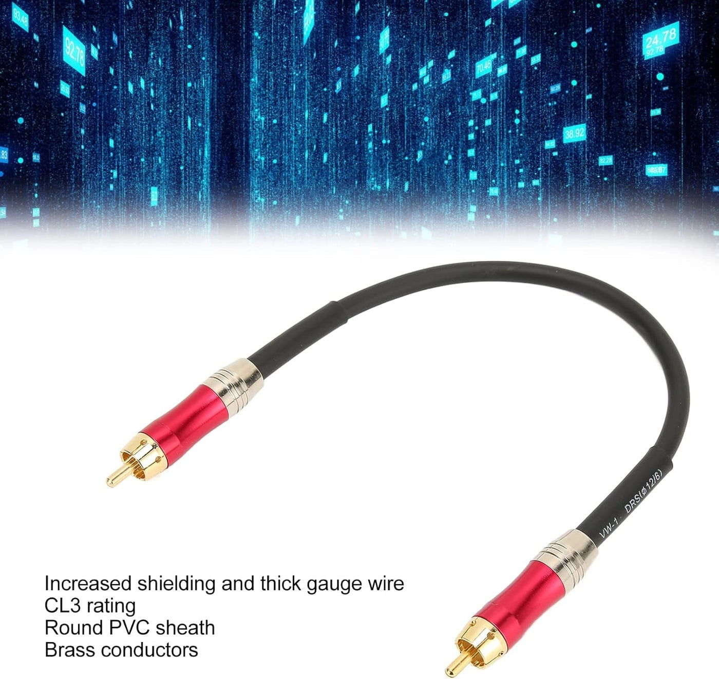 Male to Male Speaker Cable