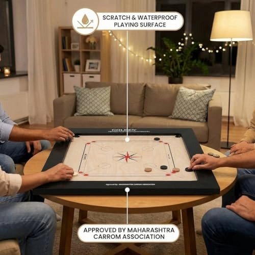 AAR-Kay Carrom Board - Vintage Plywood Champion