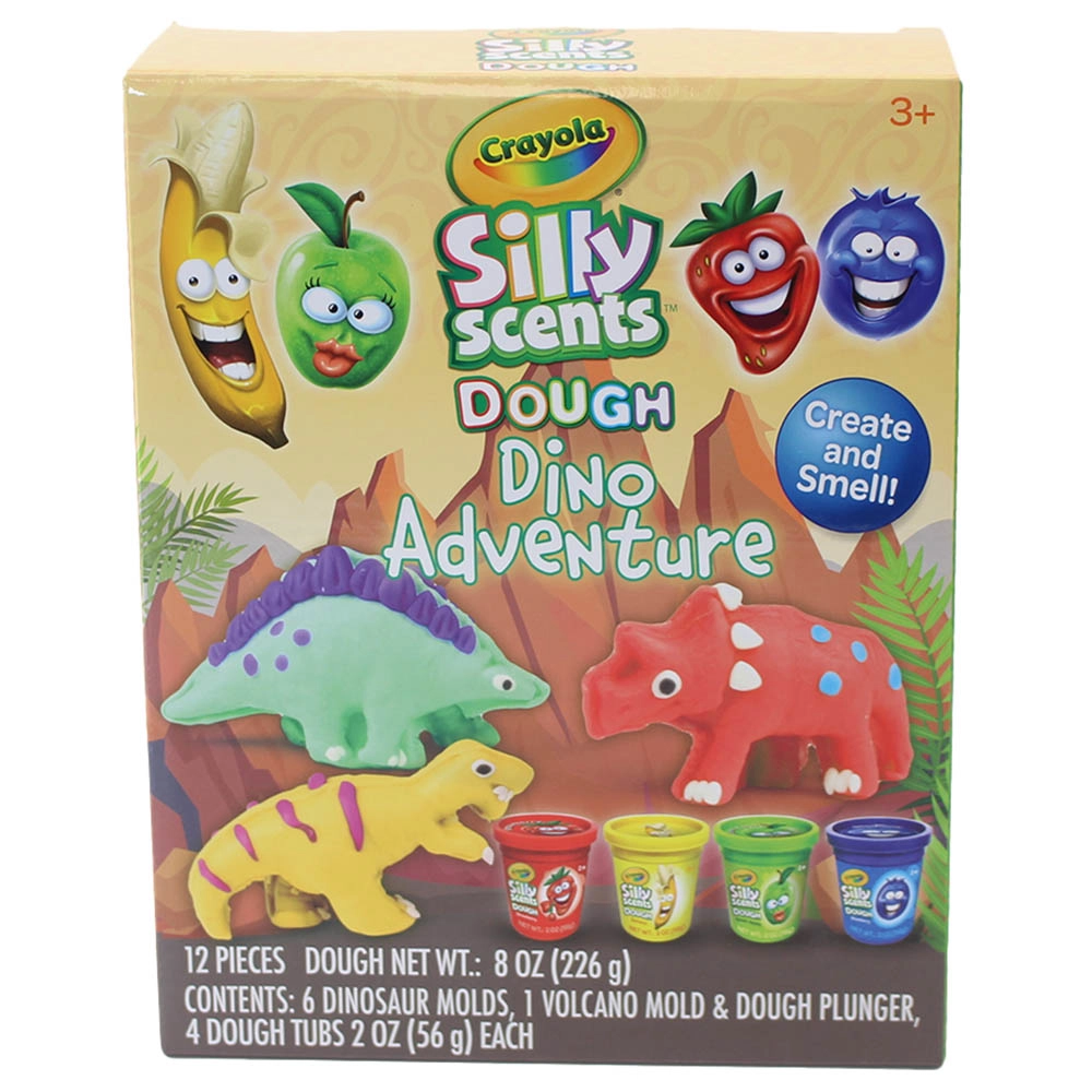 Silly Scents Dinosaurs - 3 batches scented dough