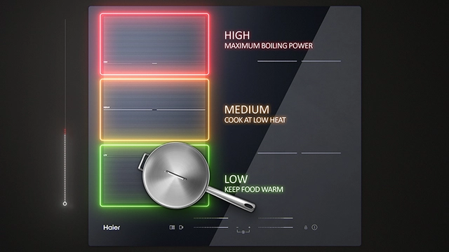 Cook at the right temperature just by moving the pot with Varycook