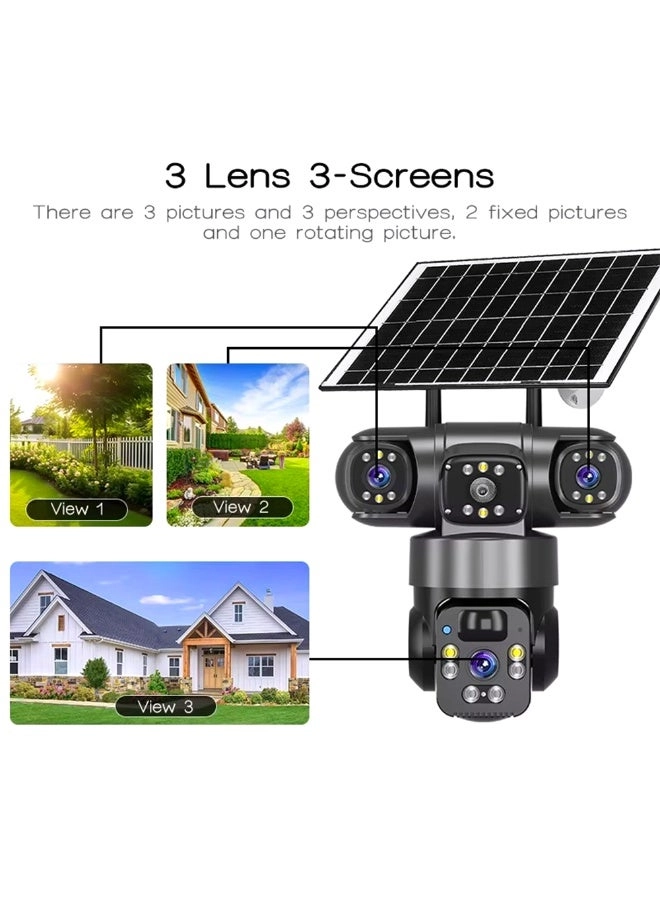 Outdoor Solar PTZ CCTV Camera