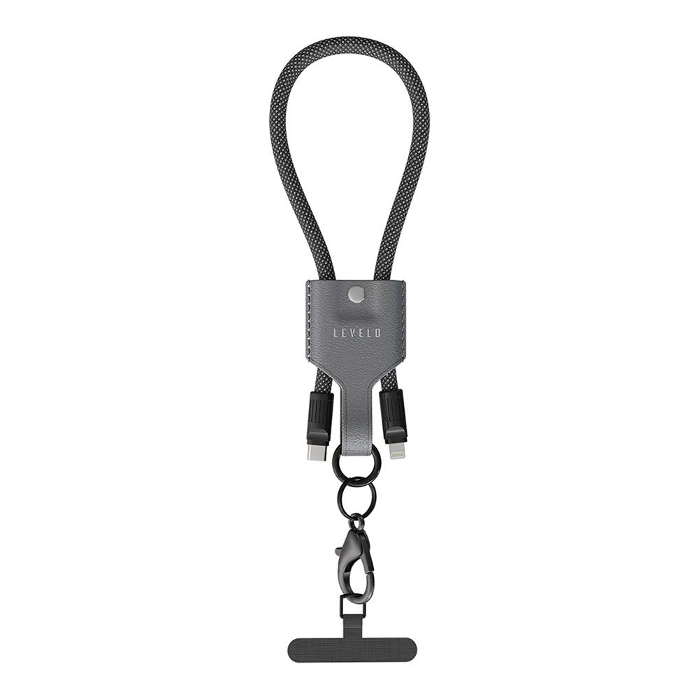 LEVELO Tugo Type-C to Lightning Braided Cable 0.3m