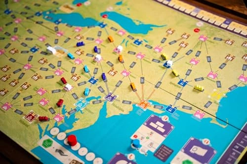 Age of Rail: Allegheny & La Pampa - Double-Sided Expansion Map