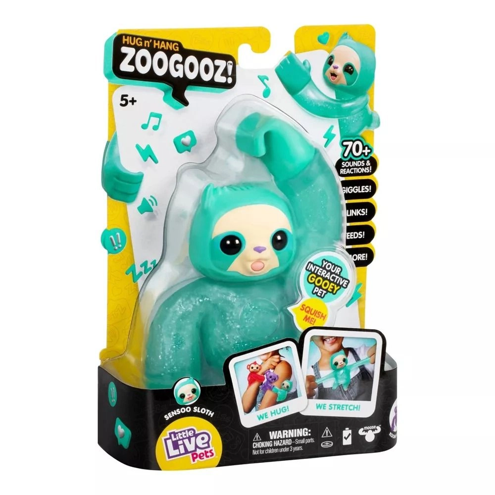 Little Live Pets Hug n' Hang Zoogooz Sensoo Sloth