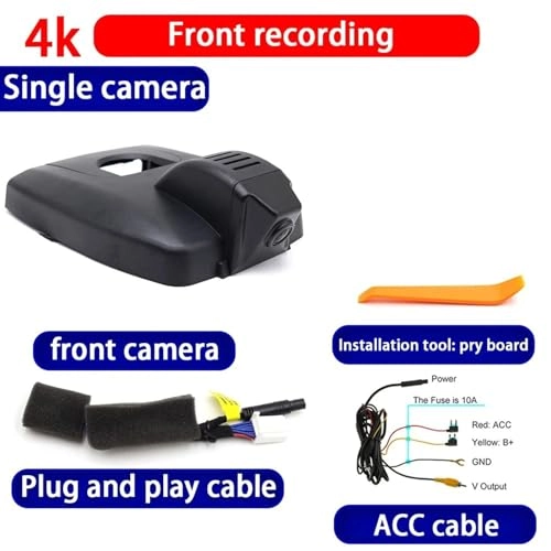 Dash Cam - 3840Px2160P for Toyota Highlander Kluger XU70 2019-2024