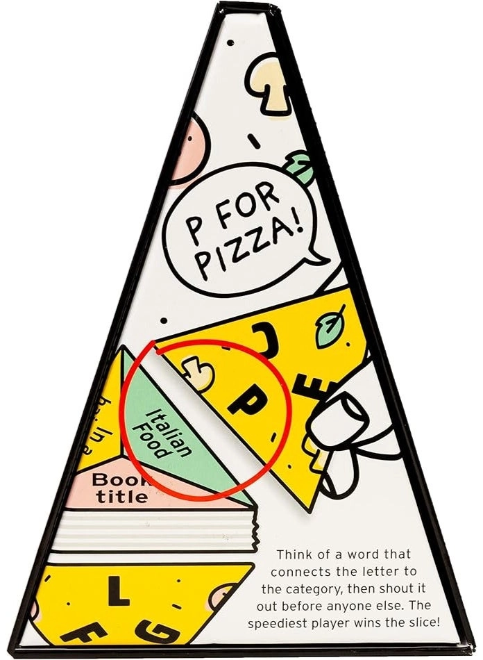 P for Pizza - Family Word Travel Game ages 8 and up
