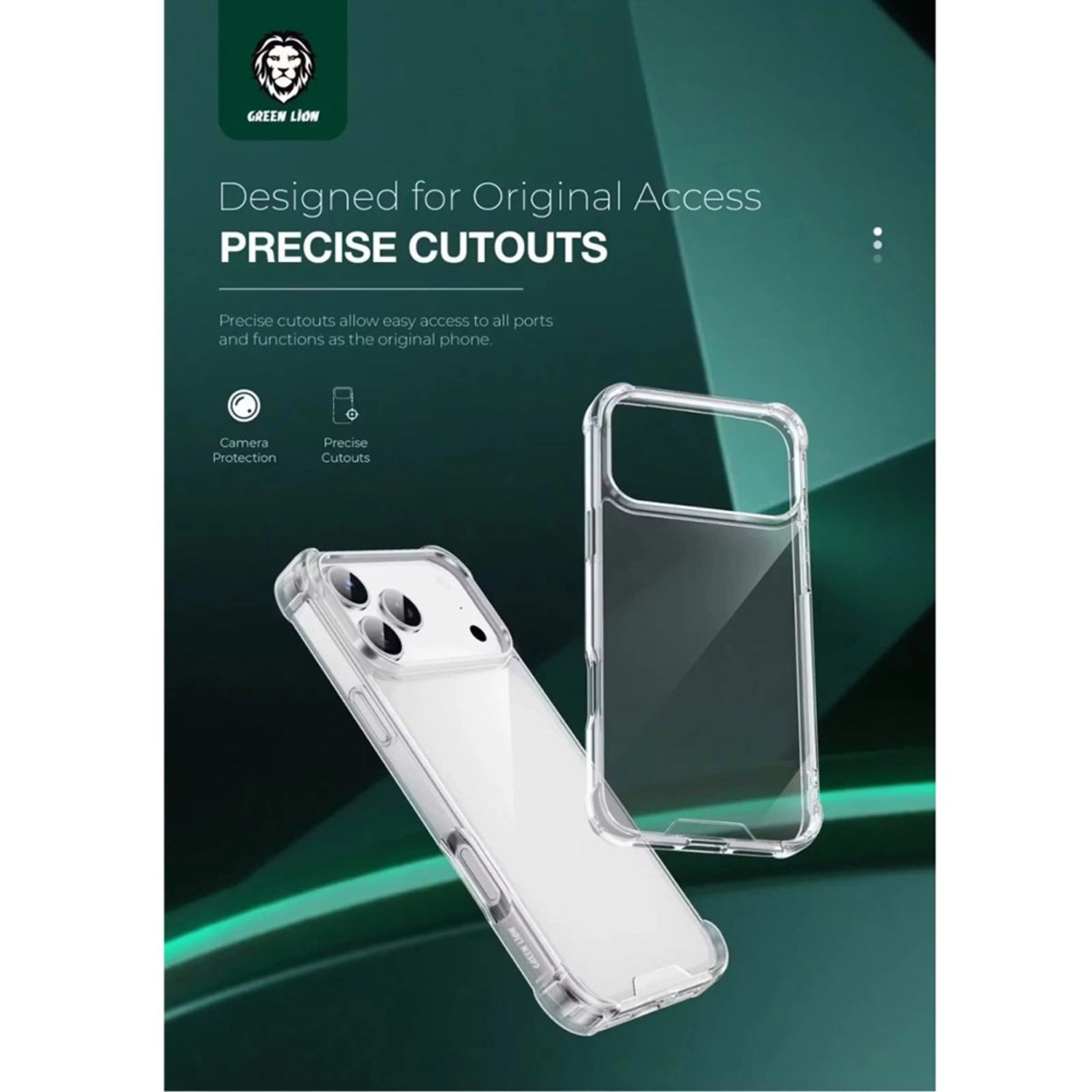 Anti-Shock Clear Case for iPhone 17 Pro Max