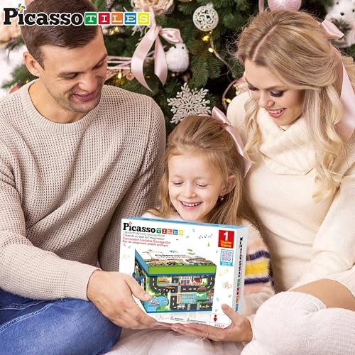 Magnet Tile Toy Organizer - Plastic