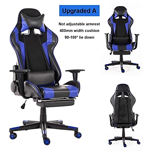 Desk Chair - PU Leather Brown High Back
