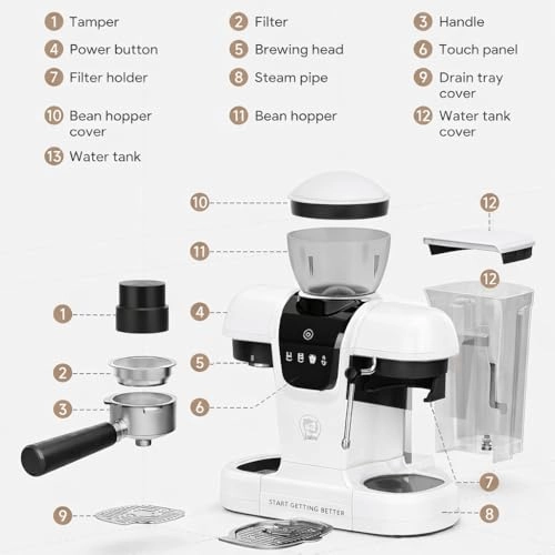 ME2603 - Integrated Grinder 19 Bar