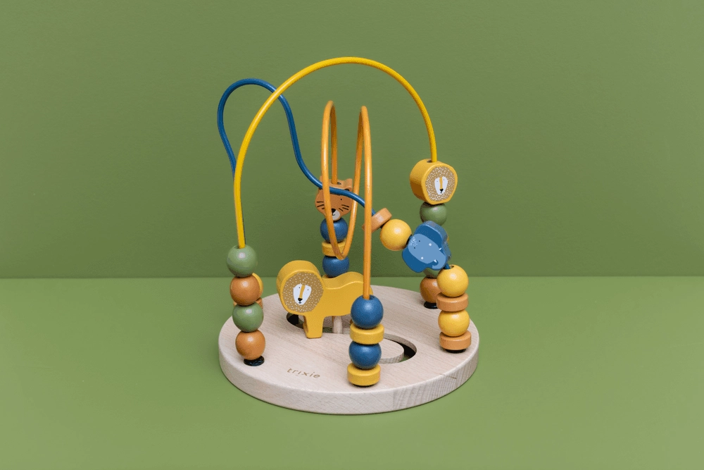 Wooden Animal Beads Maze - Suitable for 12 months and above