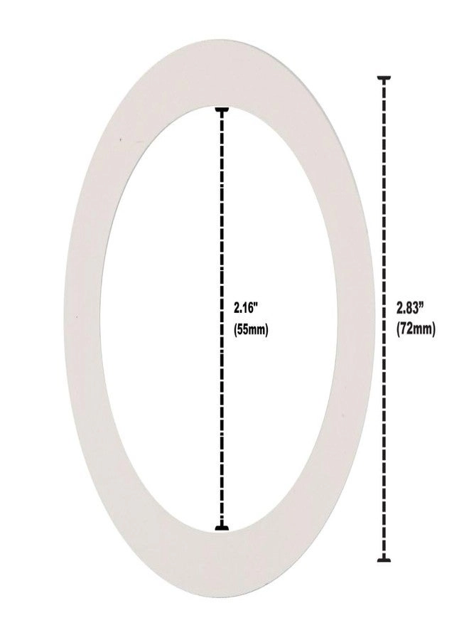Gasket Compatible with 6 Cup Bialetti Espresso Makers - 55mm ID 72mm OD 3 Pack