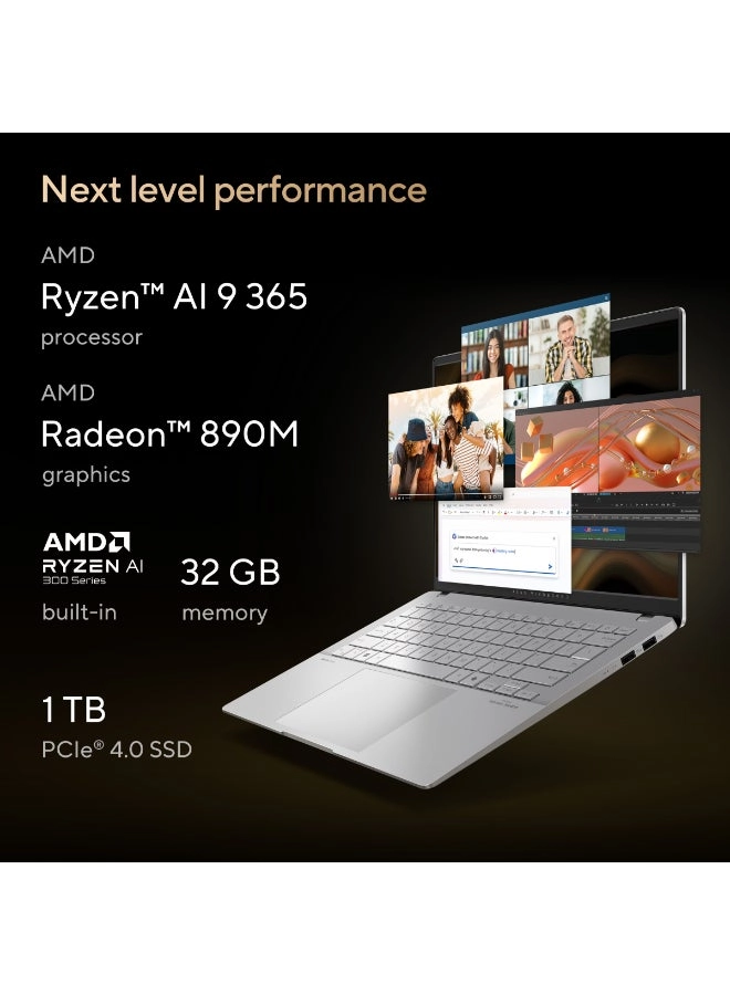 Vivobook S 14 - 14 inch 1TB 32 gigabyte AMD Ryzen AI 9-365