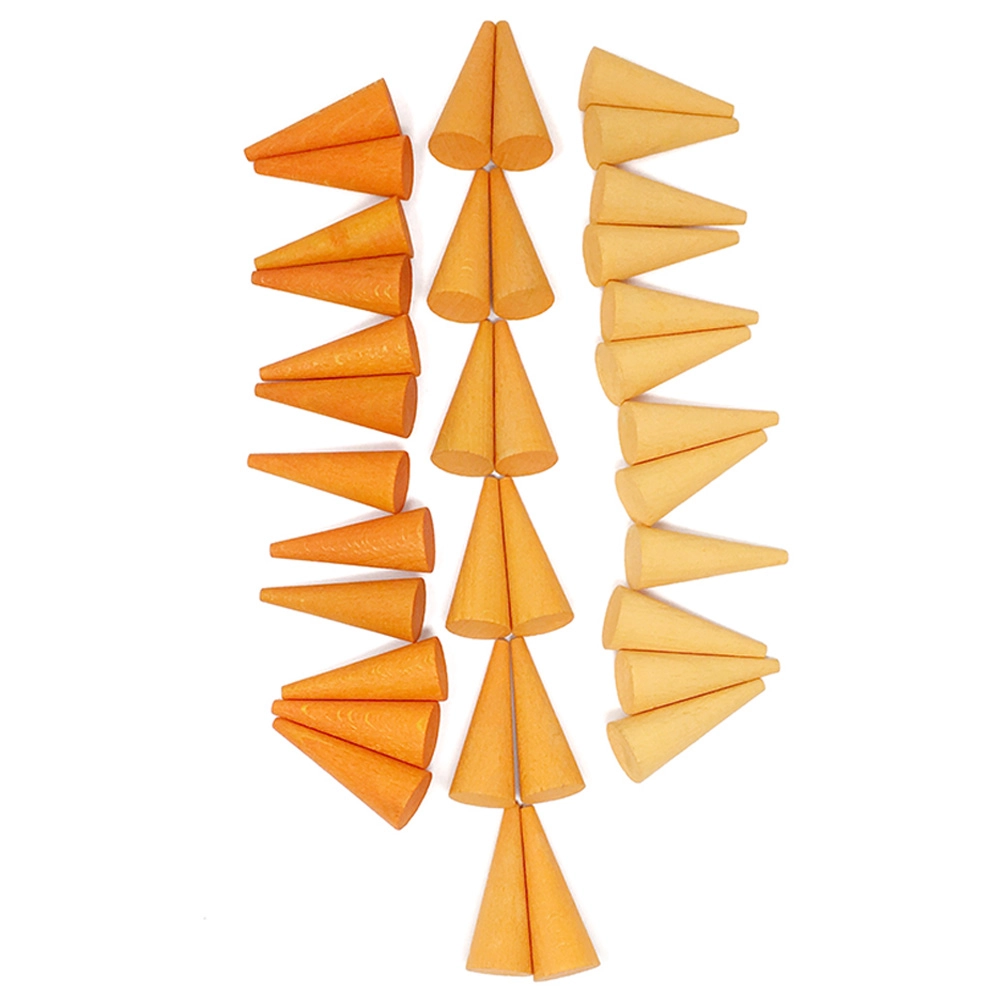 Mandala Orange Cone - Suitable for 3 years and above 36 pieces