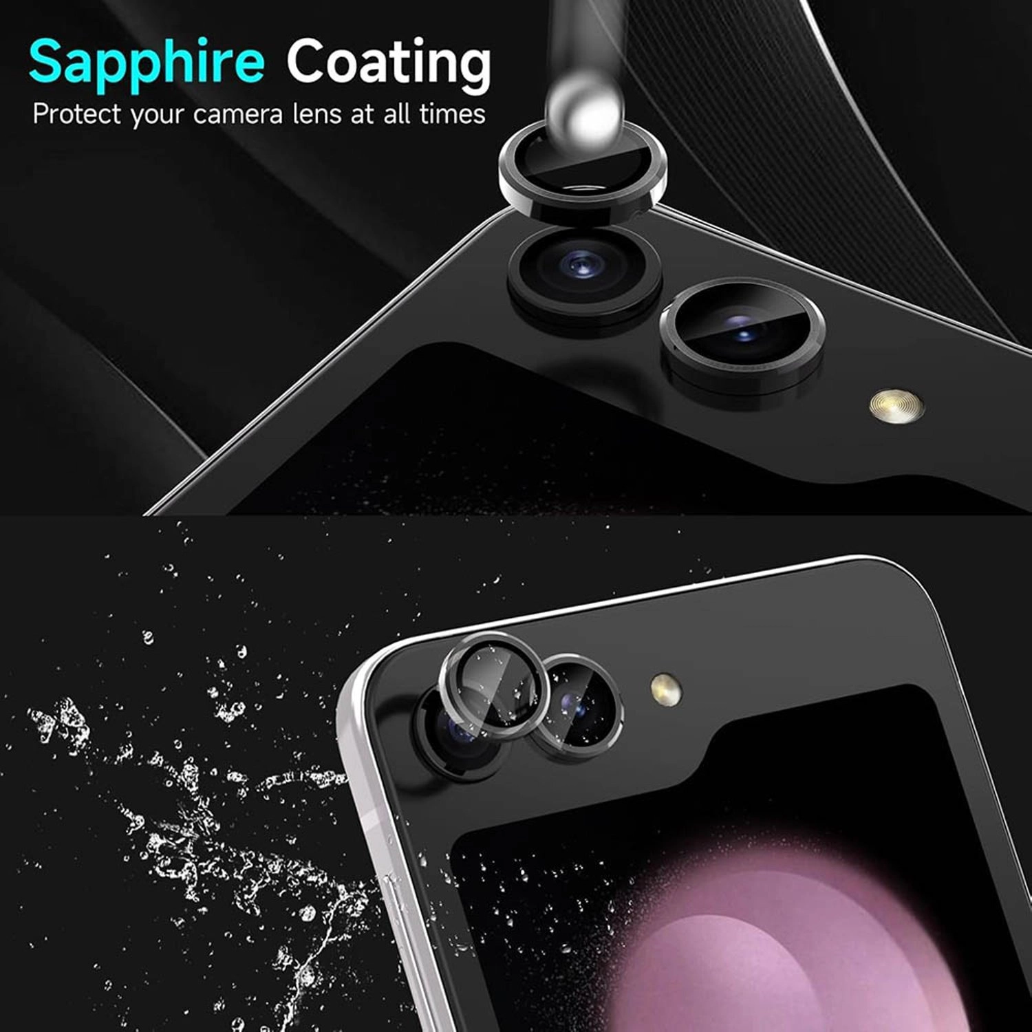 Clear Camera Lens Protector for Samsung Galaxy Z Flip 6