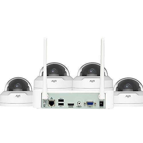 WiFi NVR - 4 channels + Dome IP Network Camera - 1080p