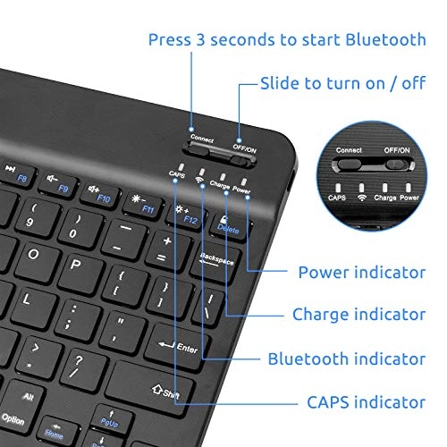 Wireless Keyboard for Surface Go 2 - QWERTY Wireless