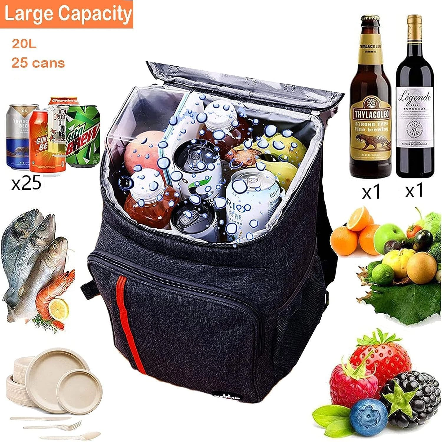 Cooler Backpack - 25 Cans