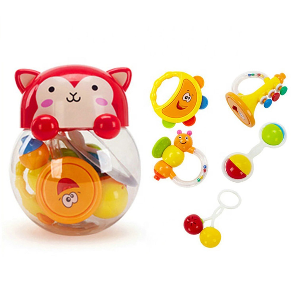 Goodway Baby Rattle - 0+ Months ABS plastic 5 Pcs