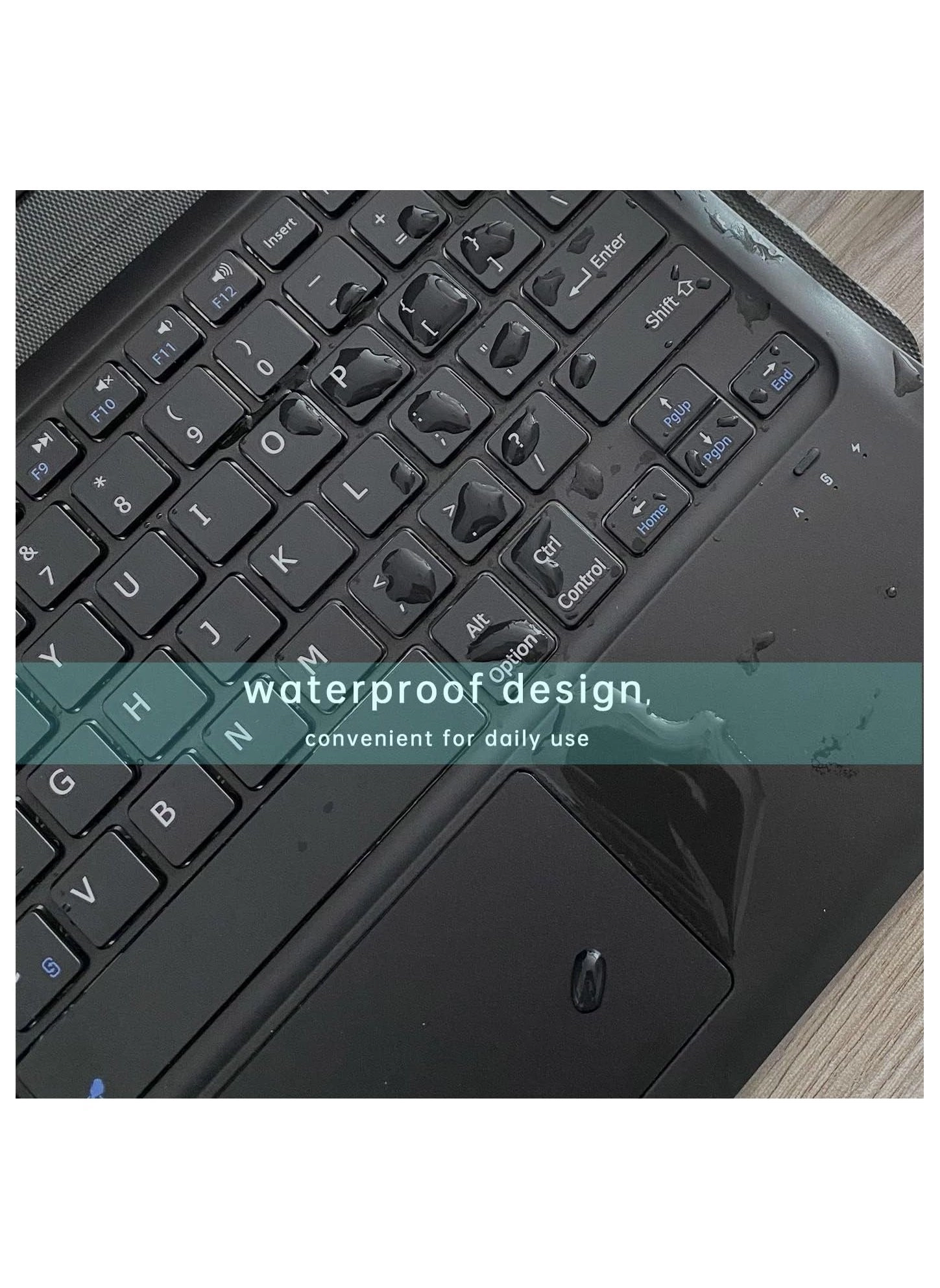 Keyboard Case with S Pen Holder for Galaxy Tab S8+ (2022) 12.4-inch, Tab S7 FE (2021) 12.4-inch, Tab S7+ 12.4-inch