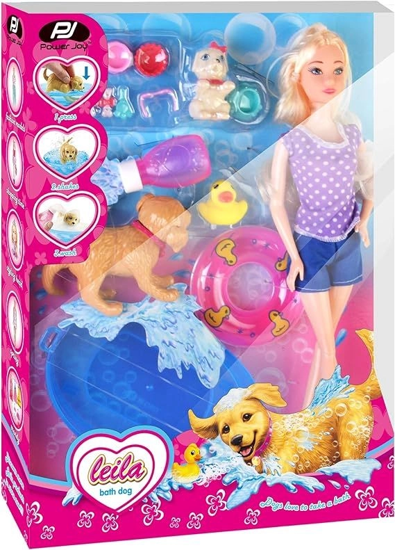 Leila Bath Dog - 1pc Assorted