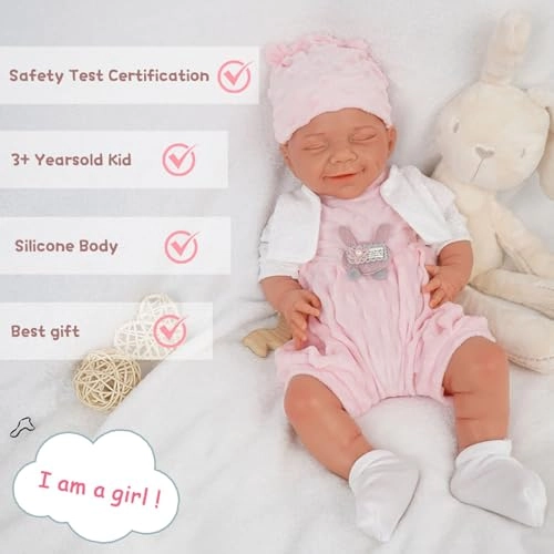 Reborn Baby Doll - Boy 12.2 Inch Silicone Gift Set
