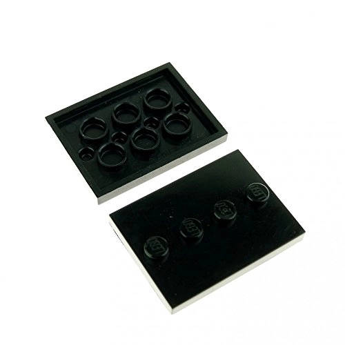System Building Plate (88646) - 3 x 4 Black