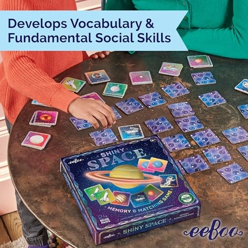 Shiny Space Memory & Matching Game - 5+ 24 Pairs