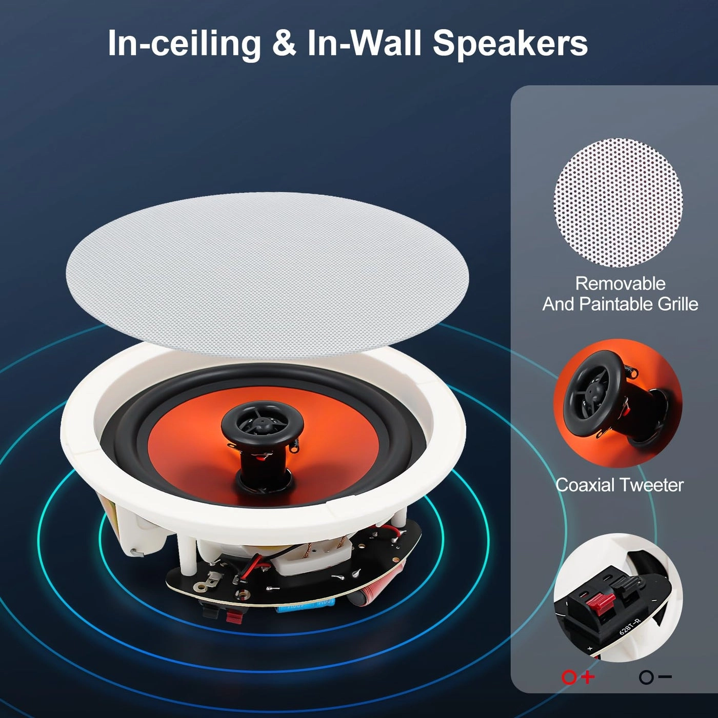 Ceiling Speakers - 600 Watts