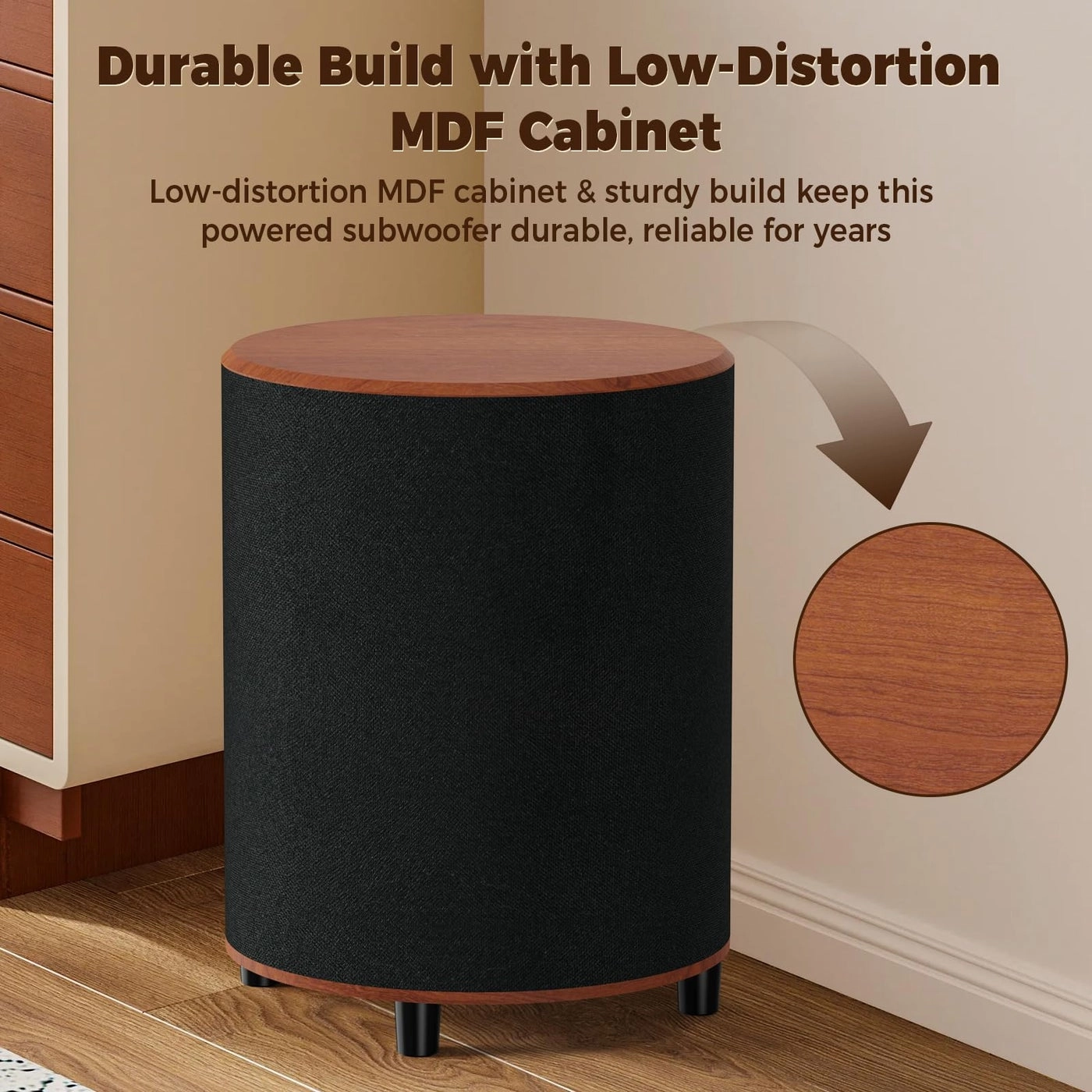 Powered Subwoofer - 100W Peak 6.5''