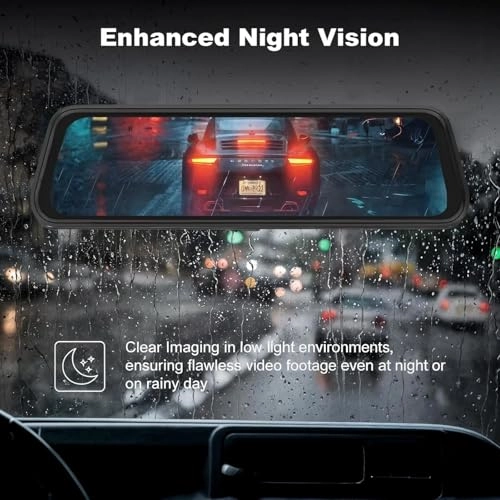 Rear View Mirror Dash Camera - 2160p