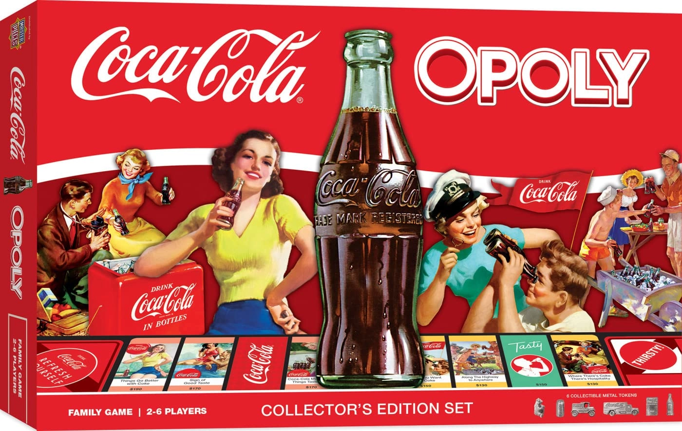 MasterPieces Coca-Cola Opoly - Board Game