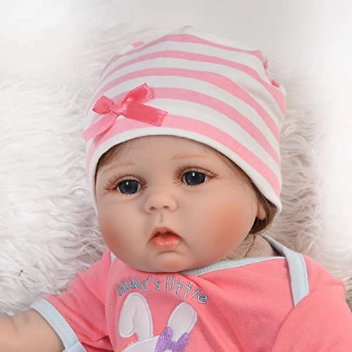 Reborn Baby Doll - 55cm 22" Vinyl Cotton Body