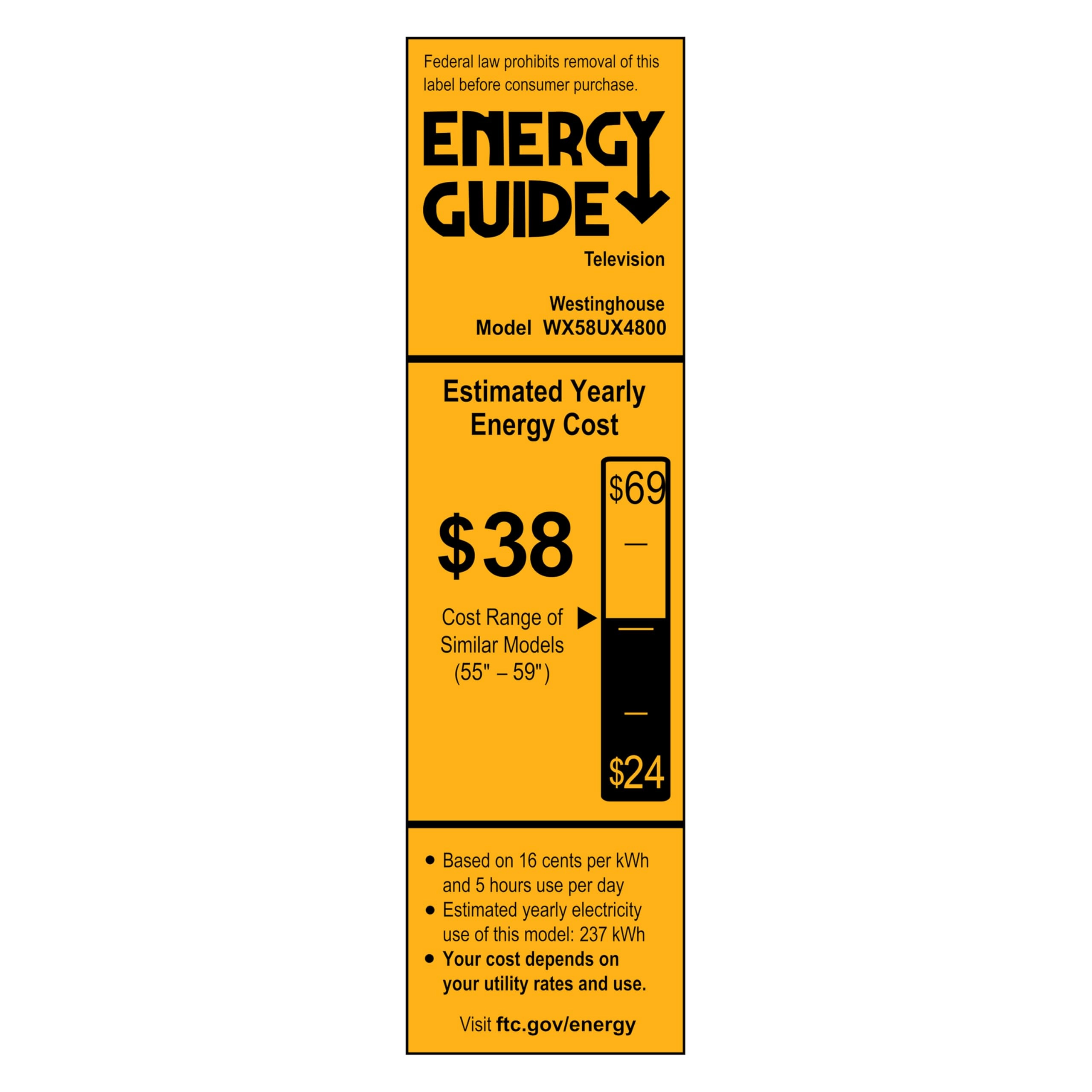 WX58UA4800 - 58-inch