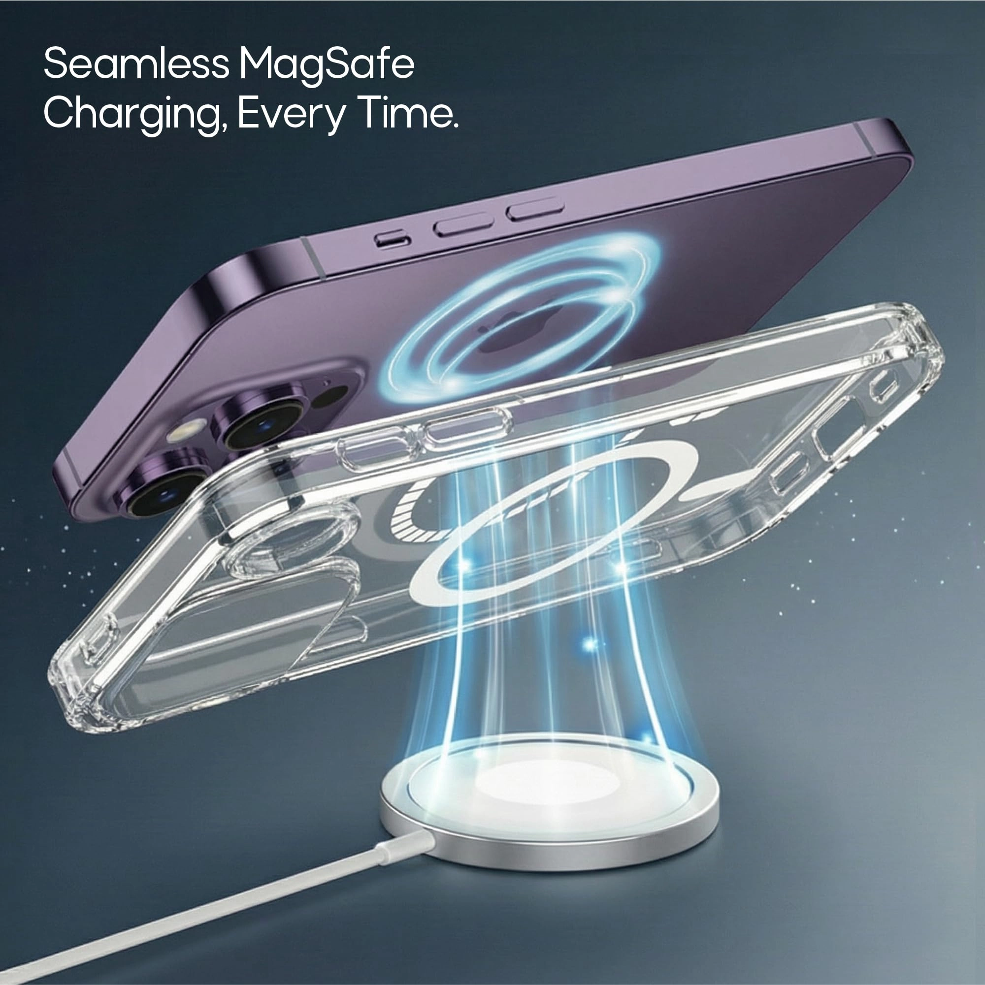 Magnetic Clear Case with MagSafe for iPhone 14 Pro