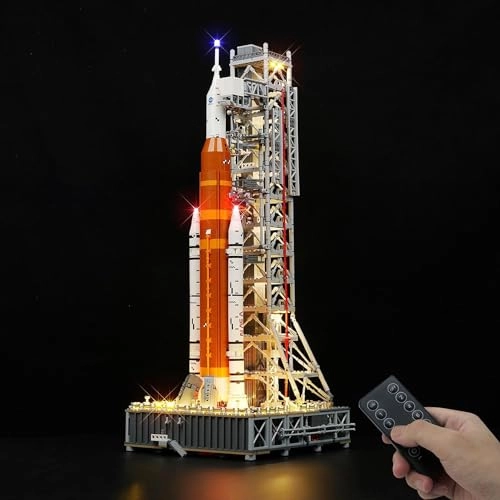Led Lighting Kit for Lego 10341 Rocket and Launch Pad - Remote Control