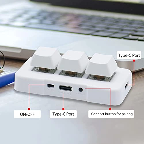 3-Key Mini Keypad - Bluetooth|USB-C
