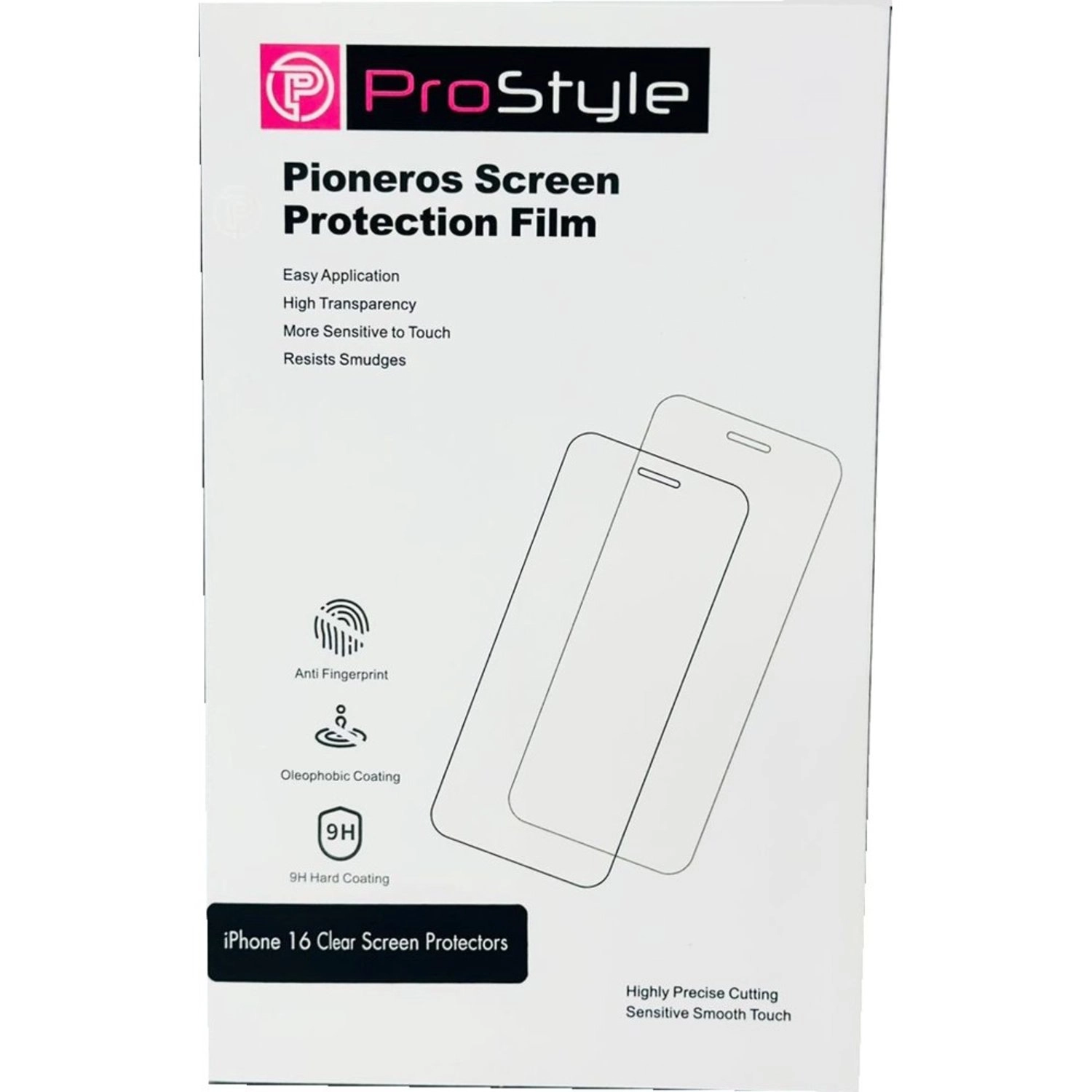 Prostyle 9H Clear Screen Protector for iPhone 16