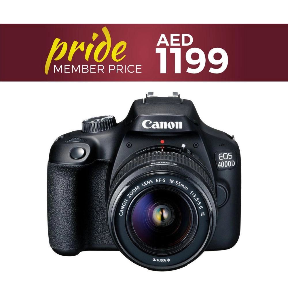 EOS 4000D Kit + Camera Bag