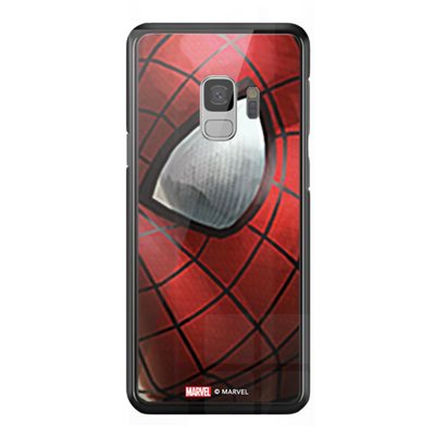 Wackylicious Spiderman Peek Cover Back Case for Galaxy S9