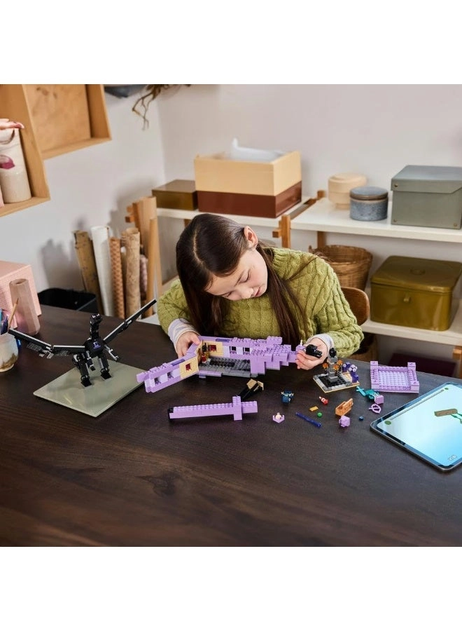 Minecraft The Ender Dragon and End Ship (21264)