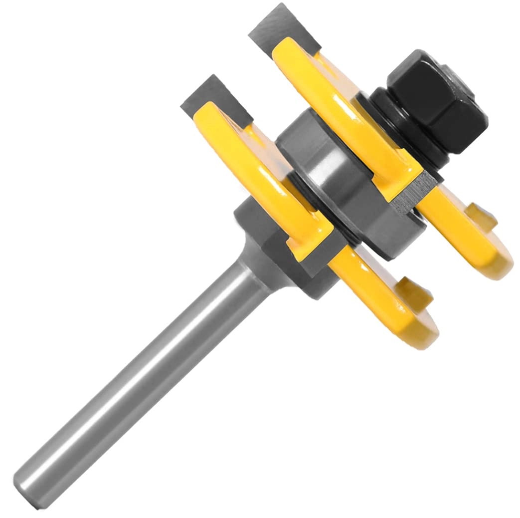 Lock Miter - 1/4-Inch Shank + Tongue and Groove - 2Pcs