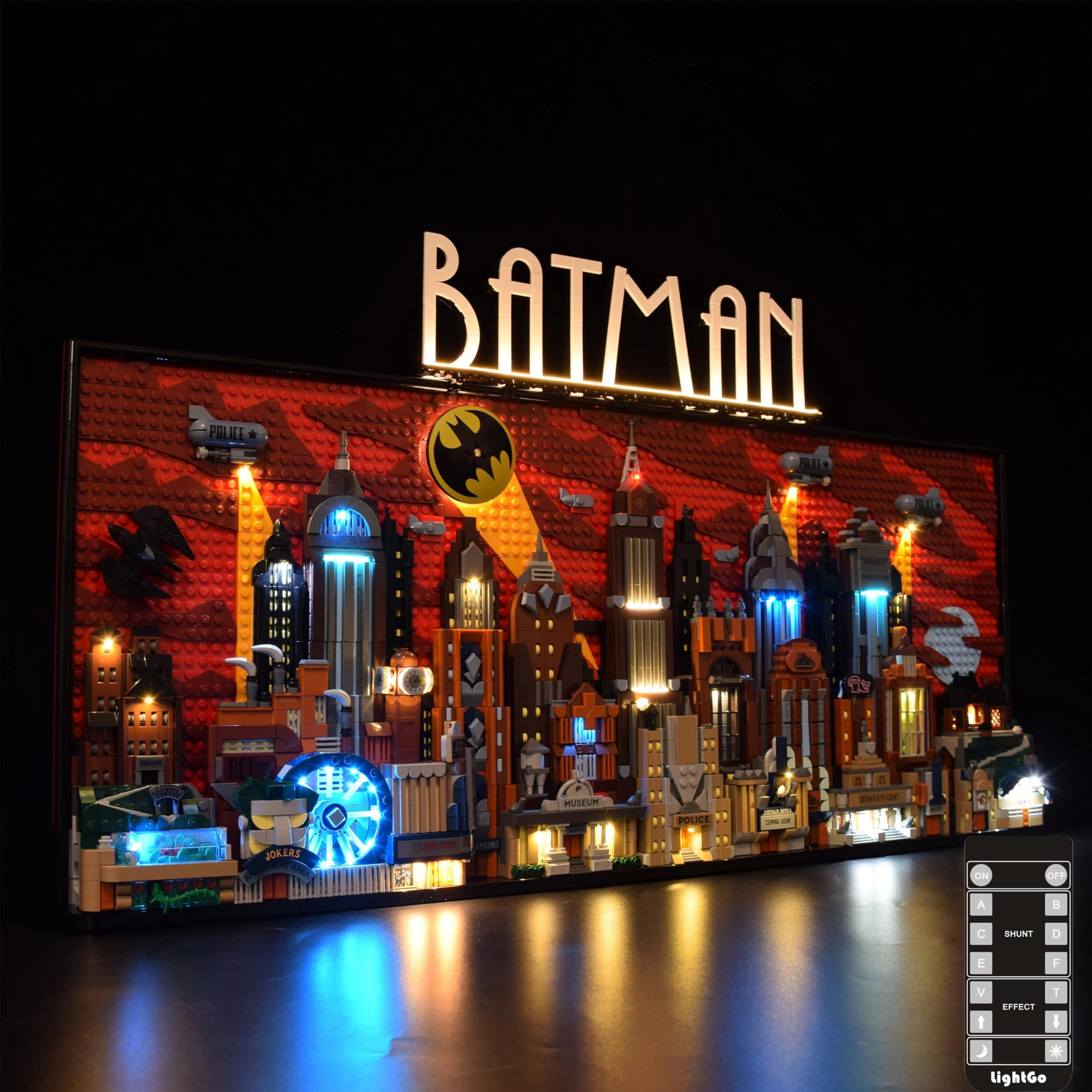 LED Lighting Kit - Designed for Batman Compatible with Lego 76271 Remote Version